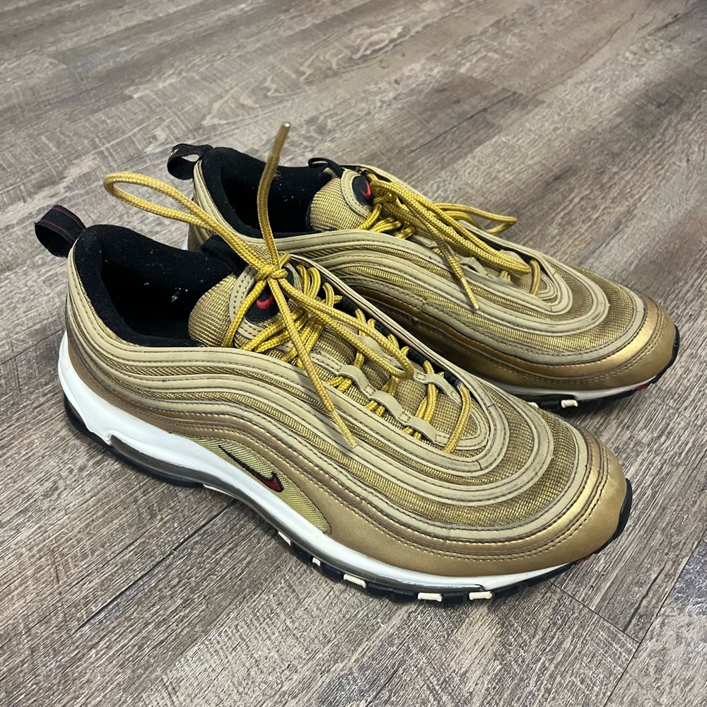 Nike Air Max 97 Metallic Gold/Varsity Red Men’s 11